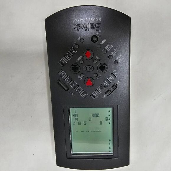 SAITEK BRIDGE SHADOW HANDHELD ELECTRONIC BRIDGE CARD GAME - Picture 2 of 5